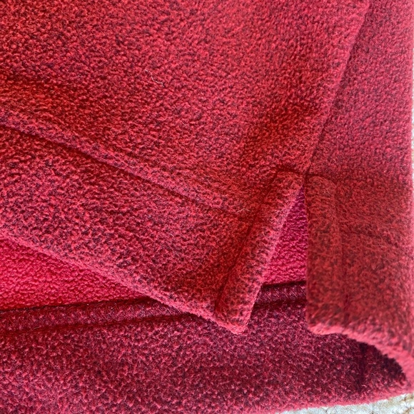 Royal Robbins long sleeve v-neck fleece pullover red large - Picture 12 of 15